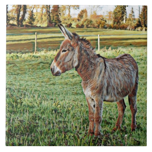 Smartmix-Tier - Esel 1 Fliese (Vorderseite)