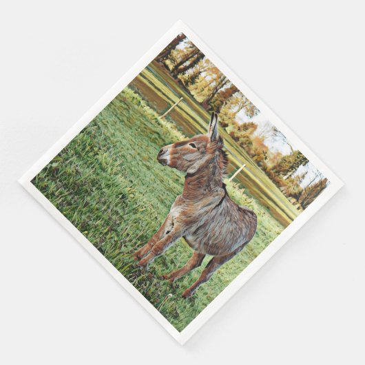 Smartmix-Tier - Esel 1 Serviette (Ecke)