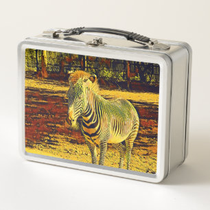 Smartmix-Tier - Zebra 2 Metall Brotdose
