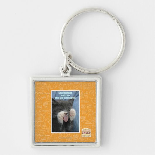 Smartmouth Katze Schlüsselanhänger (Vorne)