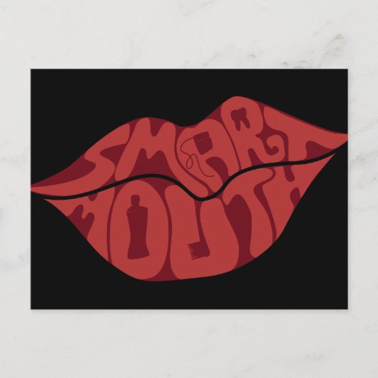 Smartmouth Postkarte (Vorderseite)