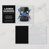 Smartphone | Apps | Technologie Visitenkarte (Vorne/Hinten)