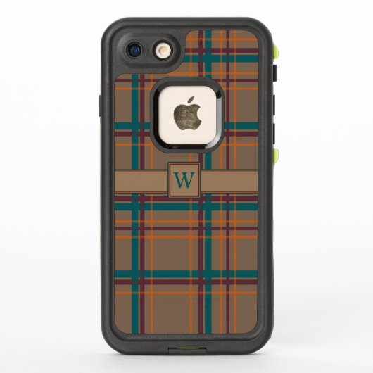 Smartphone-Case für Herbst-Chic mit Karierter Lebe (Rückseite)