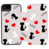 Smartphone case with cats incipio iPhone Geldbeutel-Hülle (Folio Geöffnet)