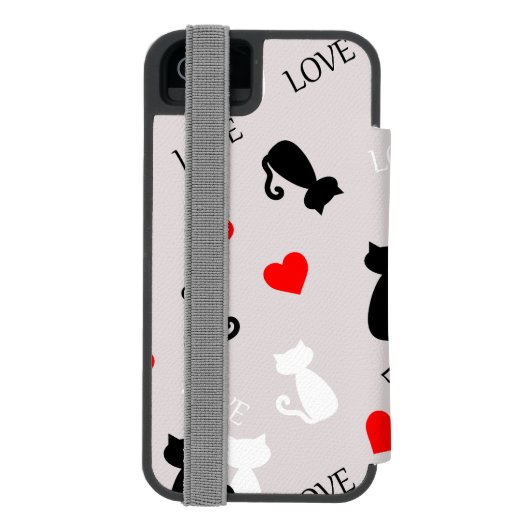Smartphone case with cats incipio iPhone Geldbeutel-Hülle (Folio Rückseite)