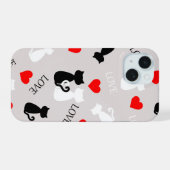 Smartphone case with cats iPhone 15 hülle (Rückseite (Horizontal))