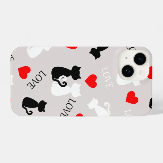 Smartphone case with cats iPhone hülle (Rückseite (Horizontal))