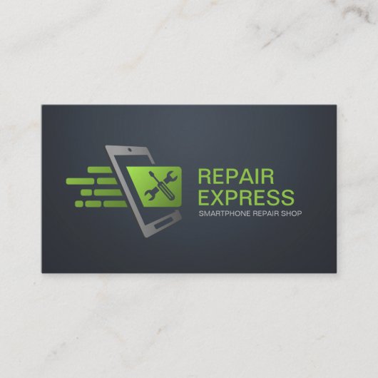 Smartphone Express-Reparatur Visitenkarte (Vorderseite)