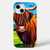 Smartphone-Fall Highland Cow Case-Mate iPhone Hülle (Rückseite)