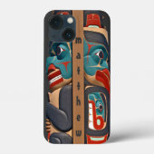 Smartphone-Fall Totem Pole Case-Mate iPhone Hülle (Rückseite)