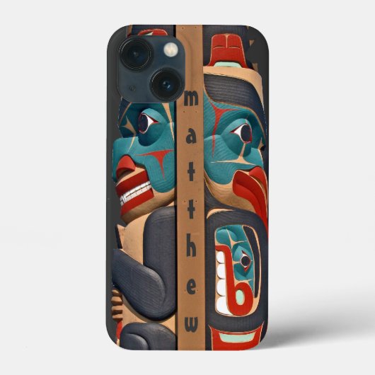 Smartphone-Fall Totem Pole Case-Mate iPhone Hülle (Rückseite)