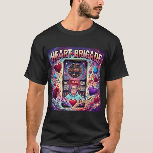 Smartphone Heart Brigade T-Shirt (Vorderseite)