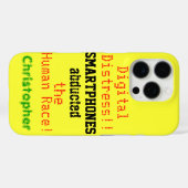Smartphone-Humorisches Zitat Case-Mate iPhone Hülle (Rückseite (Horizontal))