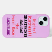 Smartphone-Humorisches Zitat Case-Mate iPhone Hülle (Rückseite (Horizontal))