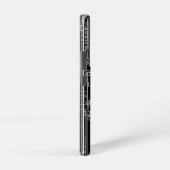 Smartphone Internal Schematic Blueprint Circuit Samsung Galaxy Hülle (Rechte Seite)