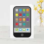 Smartphone Karte (Gelbe Blume)