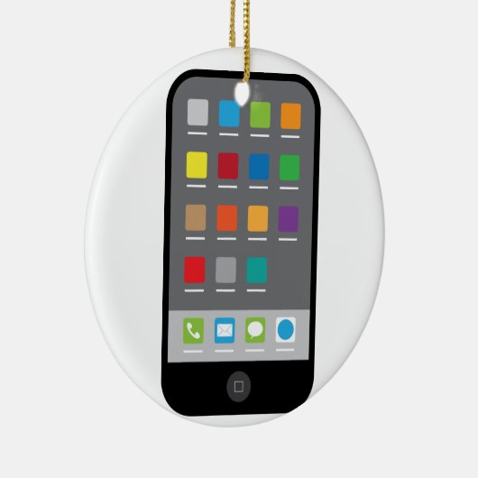 Smartphone Keramik Ornament (Rechts)