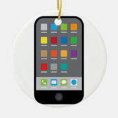 Smartphone Keramik Ornament (Vorne)