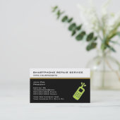 Smartphone Repair Service Business Cards Visitenkarte (Stehend Vorderseite)