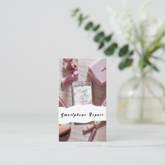 Smartphone-Reparaturkarten für Mobiltelefone Visitenkarte (Stehend Vorderseite)