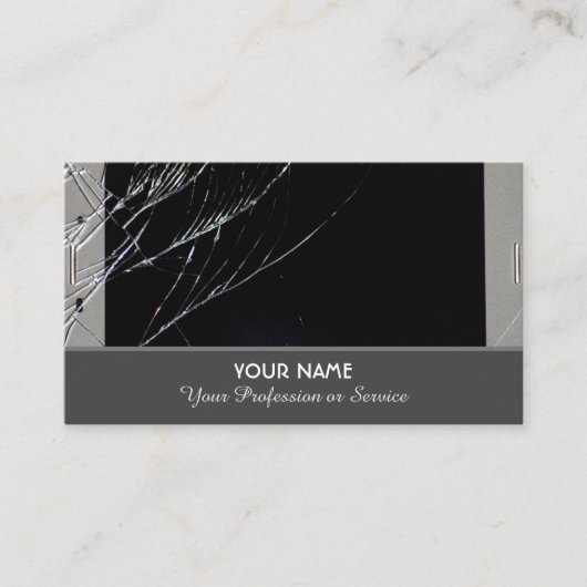 Smartphone-Reparaturservice Visitenkarte (Vorderseite)