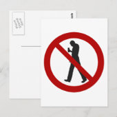 Smartphone-Zombies verboten Postkarte (Vorne/Hinten)
