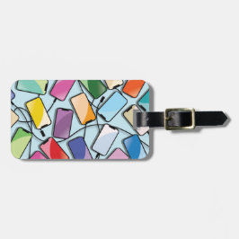 Smartphones mit einer Note Gepäckanhänger