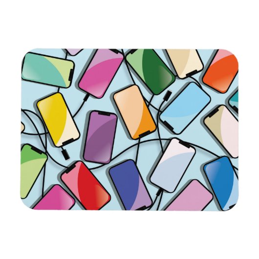 Smartphones mit einer Note Magnet (Horizontal)