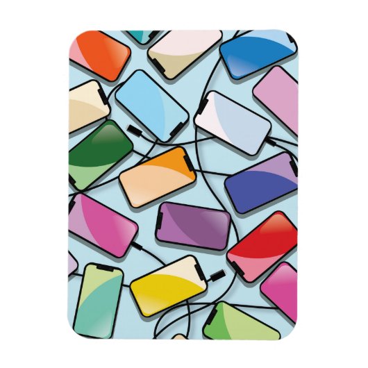 Smartphones mit einer Note Magnet (Vertikal)