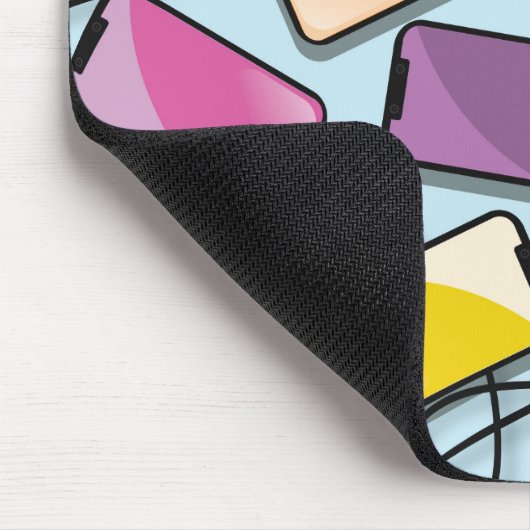 Smartphones mit einer Note Mousepad (Ecke)