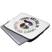 Smarts, die Sie fühlen können - AI Brain Futuristi Laptopschutzhülle (Vorne Knopf)