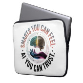 Smarts, die Sie fühlen können - AI Brain Futuristi Laptopschutzhülle (Vorderseite Links)