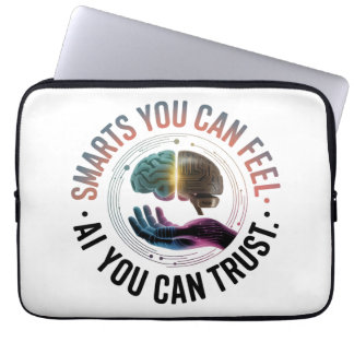 Smarts, die Sie fühlen können - AI Brain Futuristi Laptopschutzhülle
