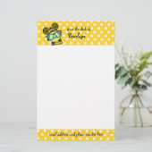 Smarty Bee Briefpapier (Stehend Vorderseite)