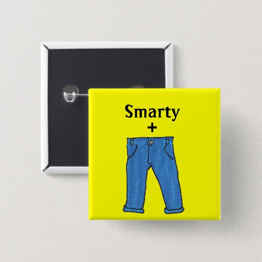 Smarty keucht Knopf Button (Vorne & Hinten)