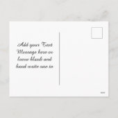 Smarty Llama Chic Feiertagspostkarte (Rückseite)