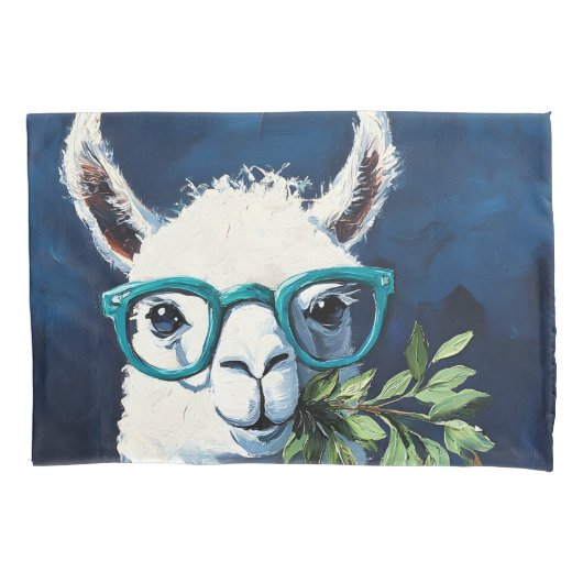 Smarty Llama Chic Kissenbezug (Vorderseite)