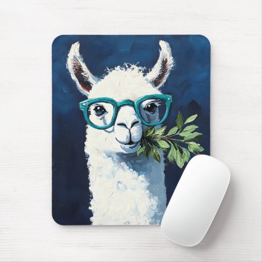 Smarty Llama Chic Mousepad (Mit Mouse)