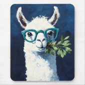 Smarty Llama Chic Mousepad (Vorne)