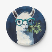 Smarty Llama Chic Pappteller (Vorderseite)