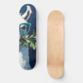 Smarty Llama Chic Skateboard (Vorderseite)