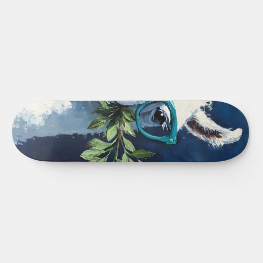 Smarty Llama Chic Skateboard (Horizontal)