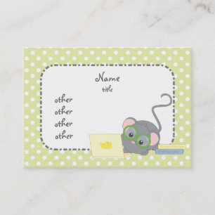 Smarty-Maus Visitenkarte