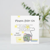 Smarty Mouse Einladung (Stehend Vorderseite)