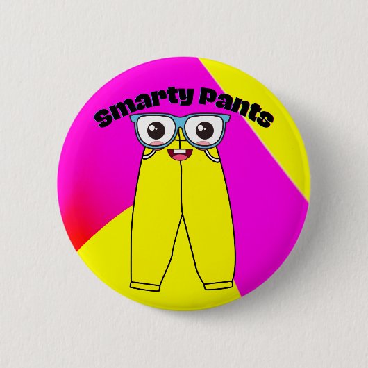 Smarty Pants Button (Vorderseite)