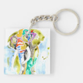 Smarty-Pants-Elefant Schlüsselanhänger (Rückseite)