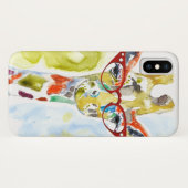 Smarty-Pants Giraffe Case-Mate iPhone Hülle (Rückseite (Horizontal))