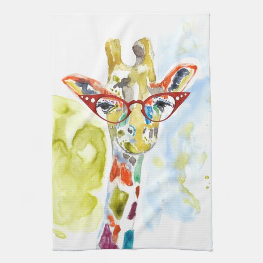 Smarty-Pants Giraffe Geschirrtuch (Vertikal)