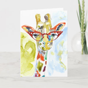 Smarty-Pants Giraffe Karte