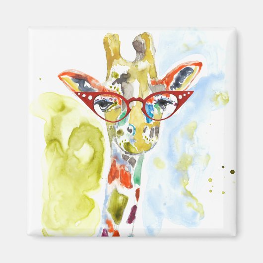 Smarty-Pants Giraffe Magnet (Vorne)
